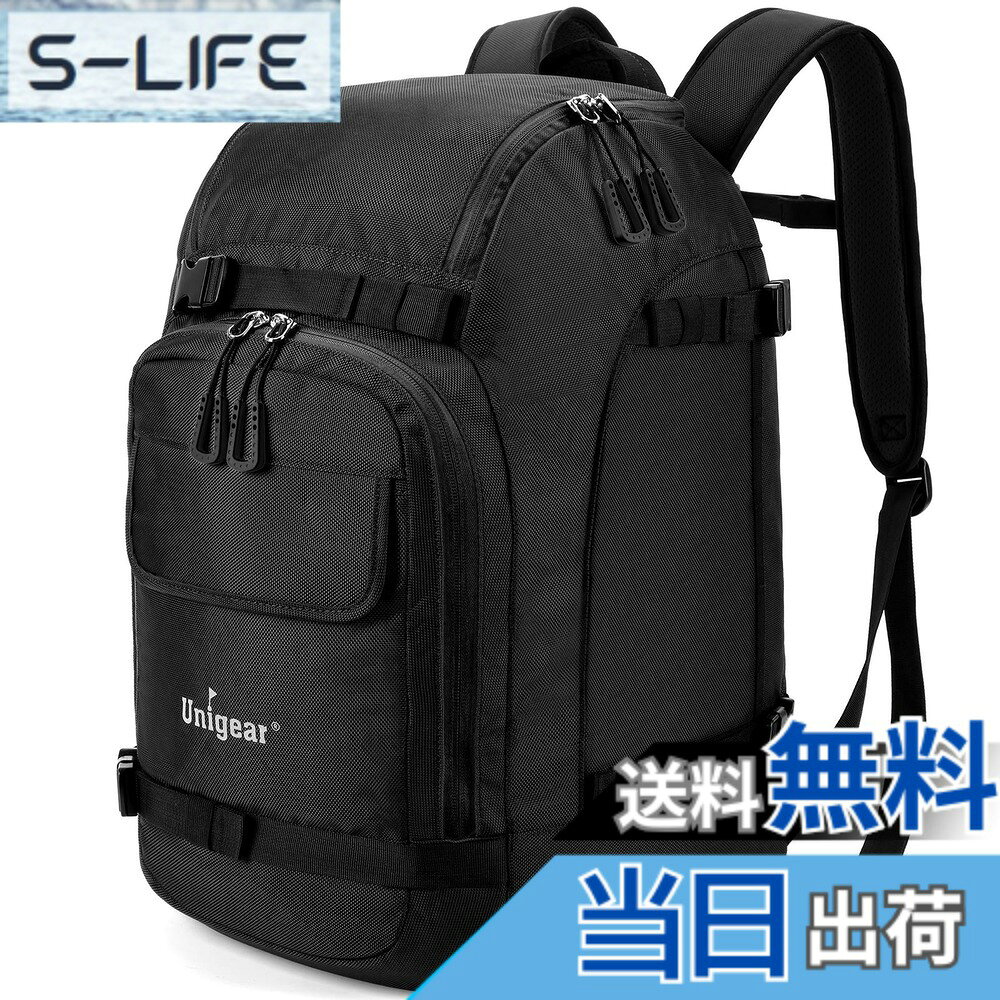 商品情報商品の説明主な仕様 【多機能ストレージ】スキーブーツ収納ポケット、ヘルメット収納ポケット、スキーウエア収納ポケット、多機能ポケット4つのポケットを装備。50Lの大容量でスキーブーツ、ヘルメット、スキーウエア、日焼け止め、カメラの予備バッテリーなど必要なアイテムをまとめて収納。正面と側面のストラップで異なるタイプのスノーボードを固定できます。【高撥水性・高耐摩耗性】撥水性と耐摩耗性付き高品質的な生地で作ります。ショルダーストラップにEVA発泡綿生地を採用し、長期間の使用による変形や生地のヘタリを抑えます。背面をメッシュ設計にすることでムレにくく高いクッション性能を実現、衣類を傷めません。【便利なデザイン】背面のフラップを開くとマットとして使用可能。内側は防水・防汚に優れたアルミホイルの防水布生地。汚れを防ぐだけでなくお手入れも簡単です。特大サイズの引き手つき&SBSナイロンファスナーを採用し、スキー用手袋を着用した状態でも使いやすい設計です。【製品仕様】33cm x 31cm x 51cm、重量：885g、容量：約50L。スキーブーツ収納用ポケットは最大30cmのスキーブーツを収納可能です。人気のブラック、ブルー、グレー、レッド、シルバーグレー 、レイクブルー、アーミーグリーンの7色をラインナップ。気分やお好みに合わせてスタイルを選びます。【カスタマーサポート】万が一製品の不具合あるいはサイズが合わなかった場合など、遠慮なく弊社カスタマーサービスまでお問い合わせください。原則24時間以内にご対応させていただきます。お客様にご満足いただき問題を解決するよう常に最善を尽くします。