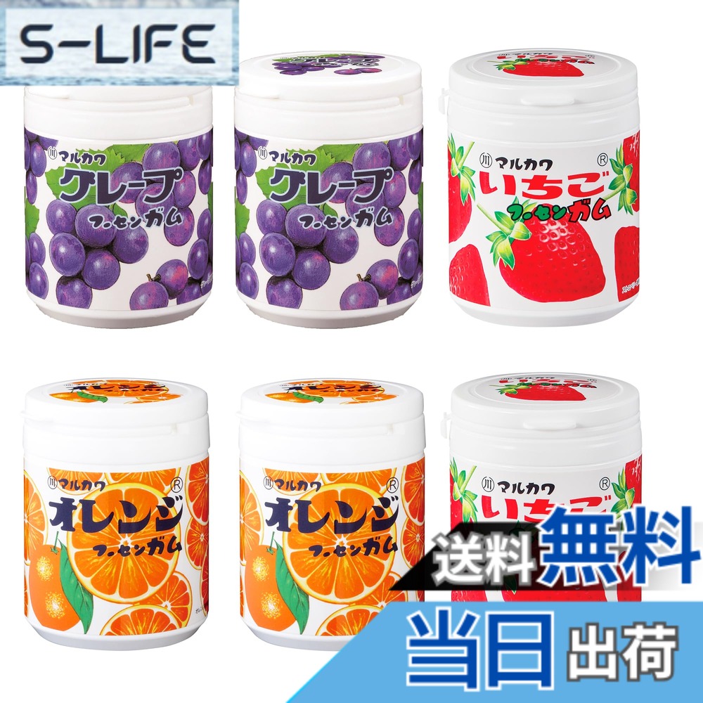 【送料無料】丸川 マーブルガムボトル 3種アソート 計6個
