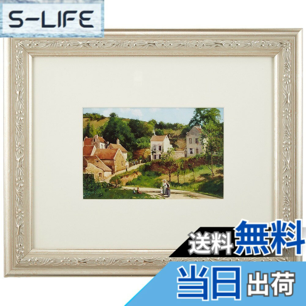 商品情報商品の説明名画の中絵を用いたおしゃれなインチ額。ポスト判が飾れるマットも付いてます。置いても掛けても使用することが出来ます。主な仕様 外寸:W302xH252xD16mmbr内寸:W254xH203xD9mm(六切サイズ)重量:610gbrVカットマット:1.2mm厚1枚付マット窓寸:W142xH92mmbr素材:樹脂製(PS)/ガラス(画材)/MDF(裏板)付属品:縦横兼用スタンド、吊紐付梱包:白かぶせ箱入りポストカードサイズ152x102mm、官製はがきサイズ148x100mmも収納可能。
