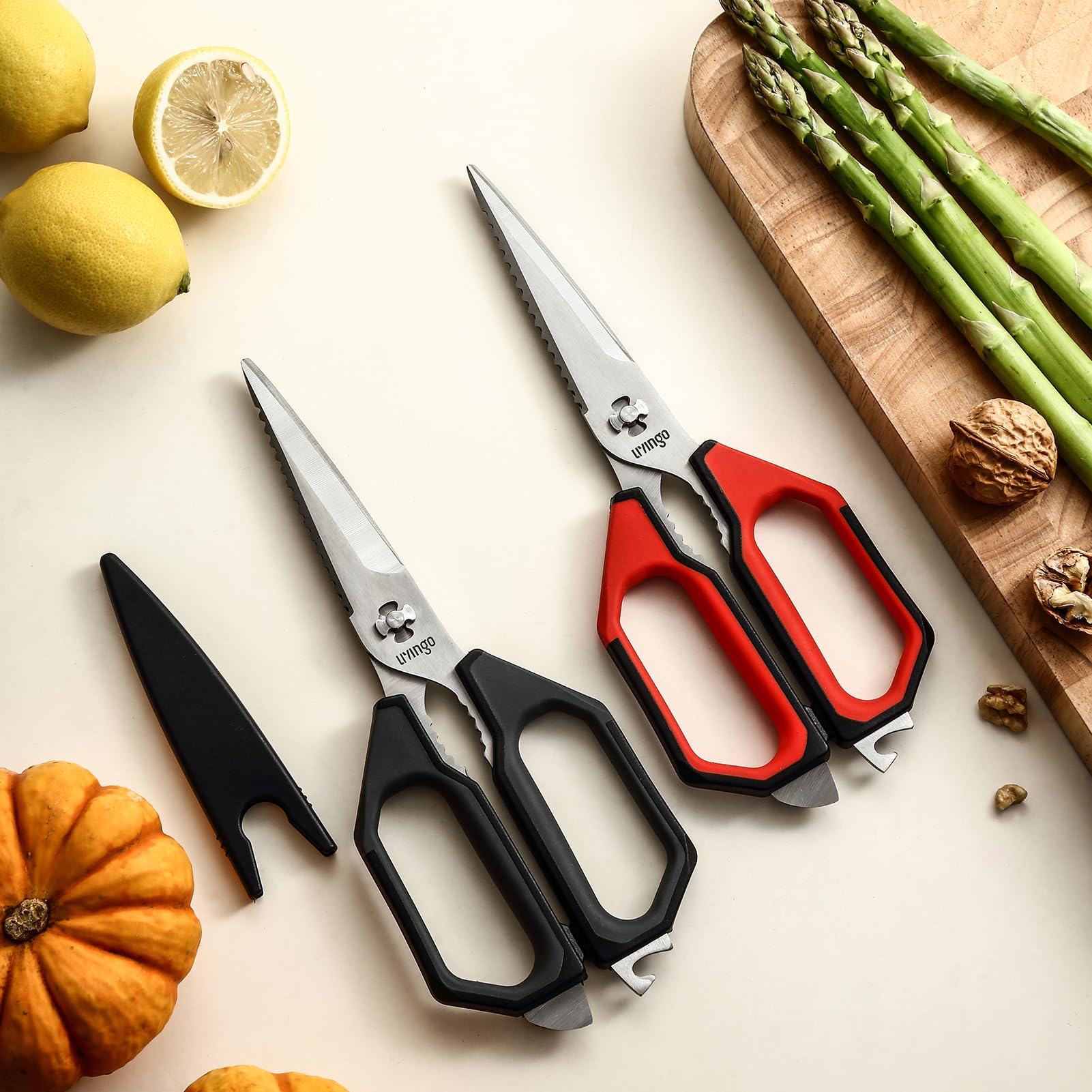 【送料無料】LIVINGO キッチンハサミ ステンレス キャンプ kitchen scissors 食洗機 オールステンレス 離乳食 食洗機対応 チタン 左利き 洗える 鋏 きっちんばさみ 料理 アウトドア 用品 ナイフ 分解して洗える 錆びない オールステン おしゃれ ランキング 調理器具 機 slife-10736833 S-LIFE サンプル画像3