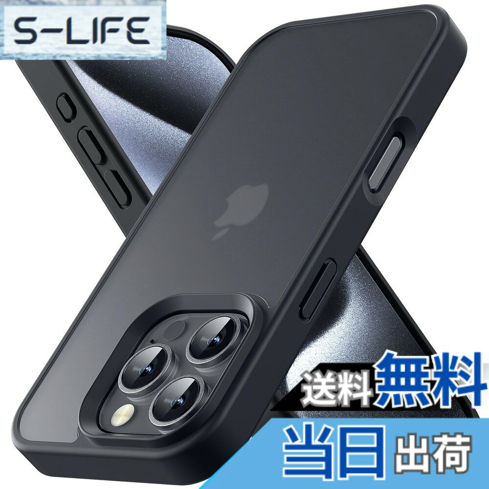 【送料無料】COSOIK iPhone 15 16Pro 17 Pro Maxケース 色：マットブラック、サイズ：iPhone 17 Pro Max 用（6.9 インチ）