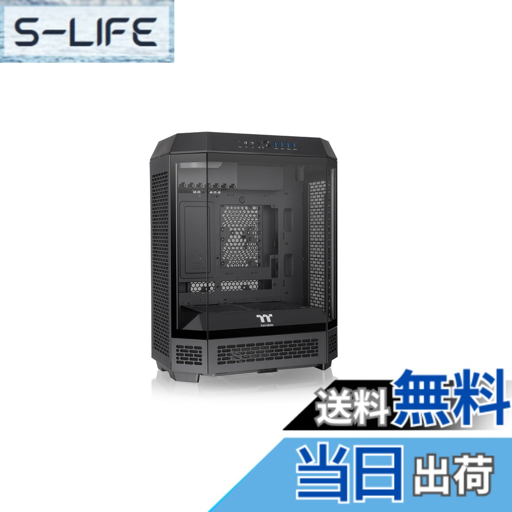 Thermaltake The Tower 600 色：ブラック、サイズ：Mid Tower