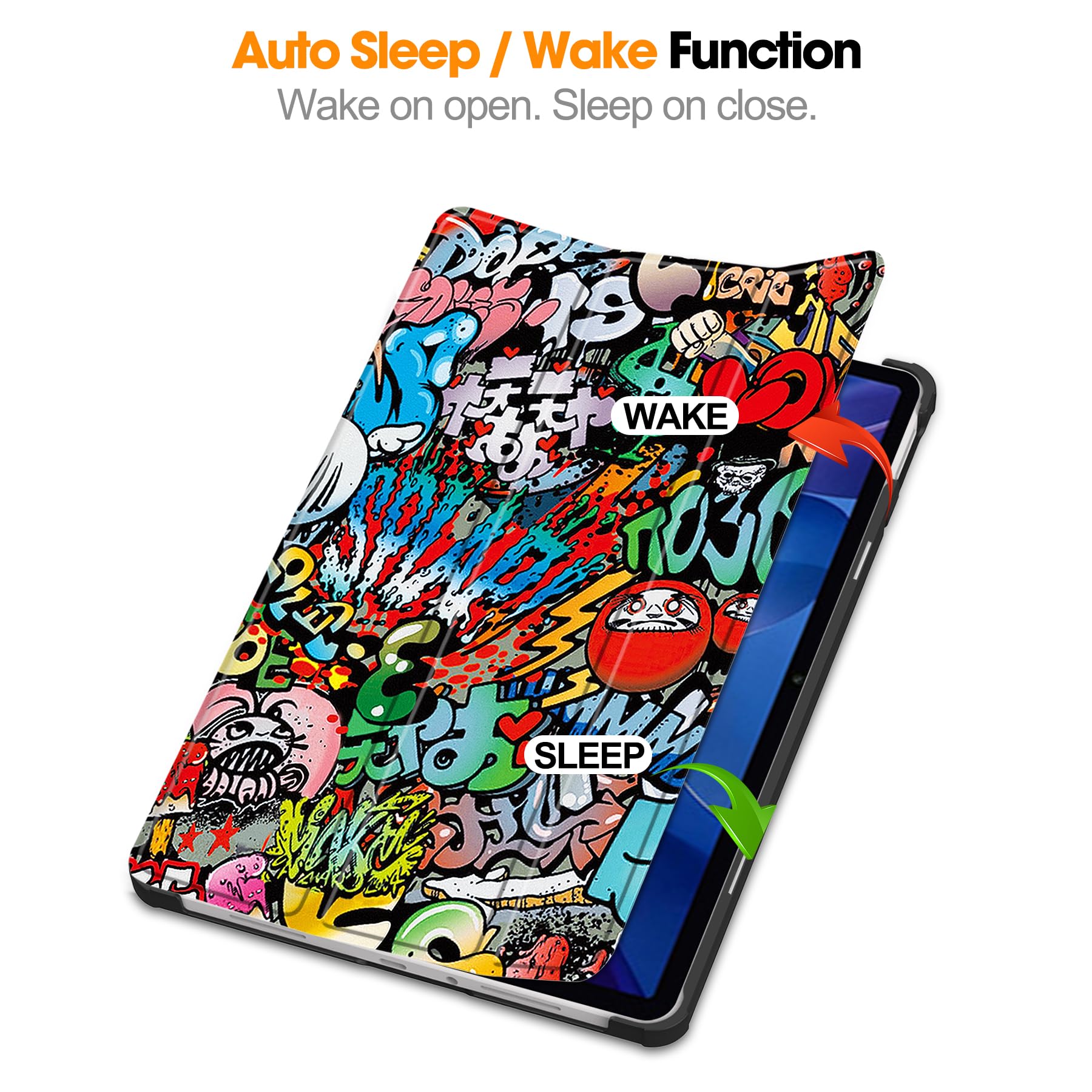 Gosento For Xiaomi Pad 7 Pro ケース スタンド機能付き 開閉式三つ折薄型スタンドケース PUレザー slife-11088047 S-LIFE サンプル画像3