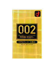 【オカモト　002リアルフィット　コンドーム　6個入】