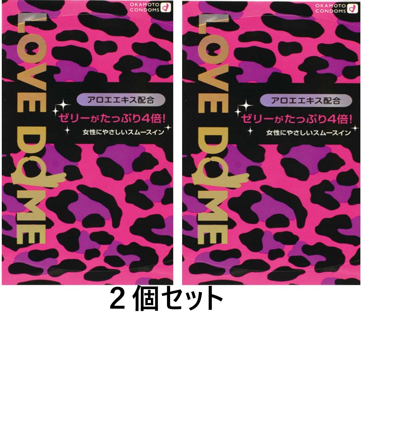 《2個セット (24個) 》【オカモト】ラブドーム パンサー12個入り（コンドーム）