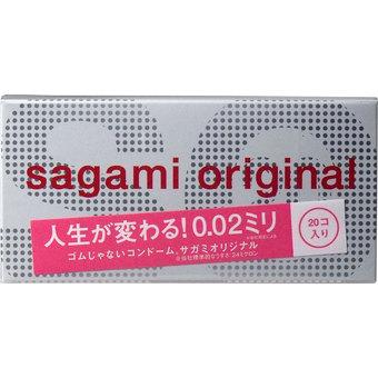 【セール価格！】■増量タイプ!!ゴムじゃないコンドーム【サガミオリジナル 002／20コ入】究極のうすさ0.02mmのサガミオリジナル増量20個　sagami original　02P09Jan16