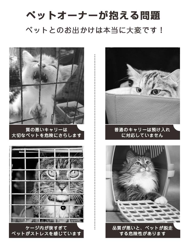 ＼全品10%OFF／ペット キャリーバッグ 猫 犬 小型犬 ペットキャリー キャリーケー...