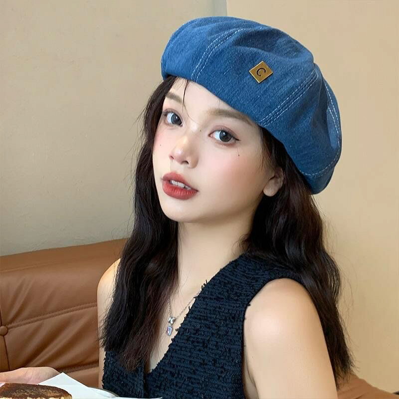 新作帽子夏 レディース帽子 夏帽子 レディースデニムハット夏 バケットハット 日焼け防止ハット レディースコットン帽子 ベレー帽 レディースデニム帽子春夏 レディースキャップ 夏帽子 大人帽子 おしゃれ帽子夏 可愛い UV 対策 お出かけ