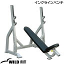 インクラインベンチ [impulse/インパルス]送料無料 ジム 自宅 業務用 トレーニングマシン トレーニングベンチ [WILD FIT Premium]