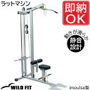 【ポイント10倍★4月1日限り】[WILD FIT Premium] ラットマシン [impulse/インパルス]送料無料 ジム 自宅 業務用 トレーニングマシン ロープーリー ケーブル ラットプルダウン その1