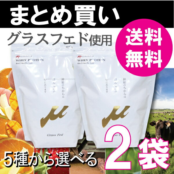 【まとめ買い】μ-up ホエイプロテイン100 2袋(2kg)セット[μ-up(ミューアップ)シリーズ][Slim Fit スリムフィット] 送料無料 サプリメント オリジナル トレーニング