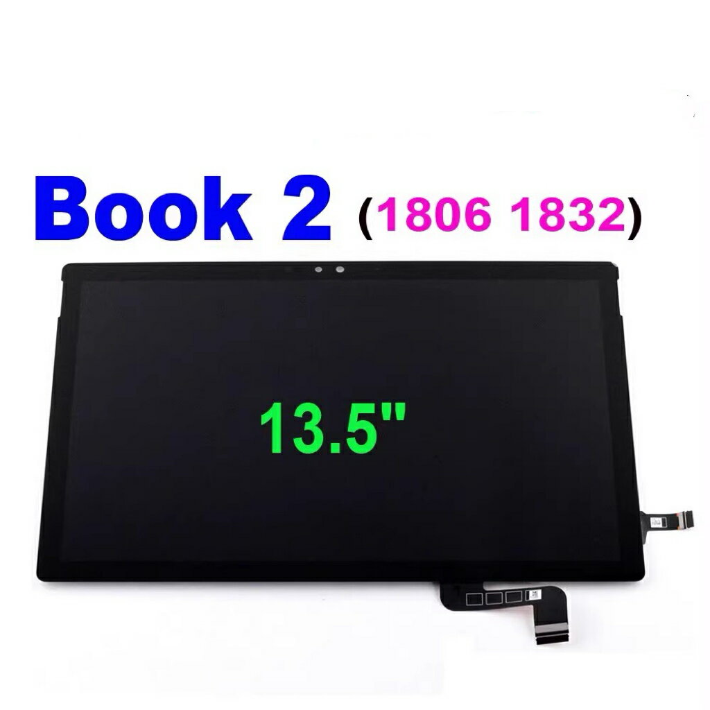 タッチ機能付き液晶パネル 互換品 液晶 13.5インチ Microsoft Surface Book 2 1832 1834 1835 1806 2017 交換用 3000x2000 IPS LED LCD 液晶タッチパネル 修理液晶ユニット
