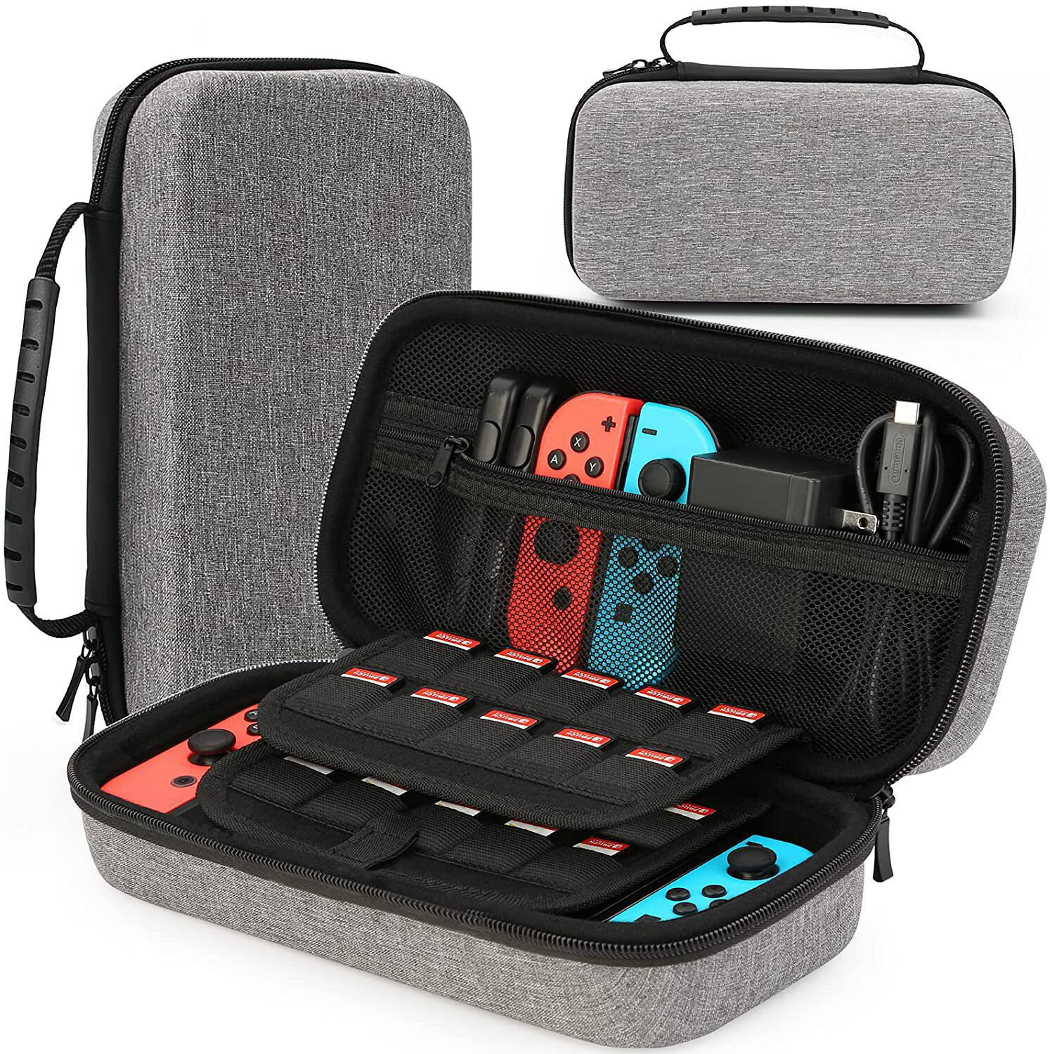 【2025年新発】Switch2 収納ケース Switch2 ケース Switch 2 本体収納バッグ 防水加工 分体式設計 着脱簡単 黄ばみなし 耐衝撃 傷防止 Switch 2 ニンテンドースイッチ 2 持ち運びケース 高密度EVA防水 ハードシェル ゲームカード10枚収納 軽量