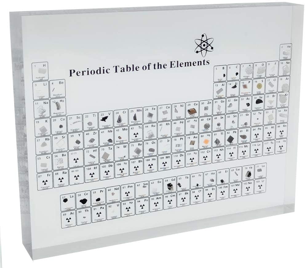 この製品は印刷版ではありません元 素の周期表 周期表 本物の要素 サンプル アクリル 周期表 表示 室内装飾 化学薬品 素子 表示 150 x 114 x 20...