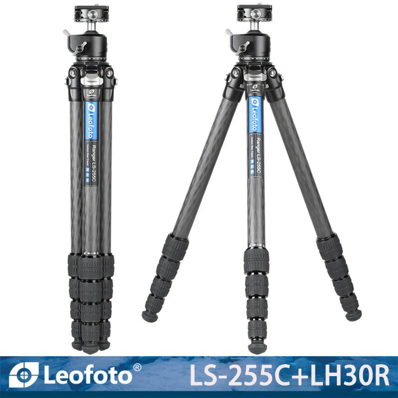 Leofoto(�쥪�ե���) LS-255C+LH-30R �����ܥ󻰵ӡ���ͳ���楻�å�/�ѥ��׷�25mm 5�� �ߥ顼�쥹��������ѻ��� �¹�͢����