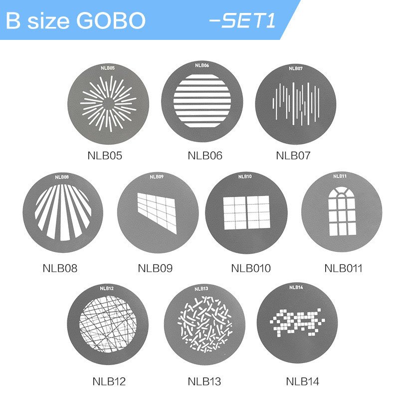 【並行輸入品】NANLITE ナンライト PJ-BM-19/36用GOBO AS-GB-B-SET1　AS-GB-B-SET2