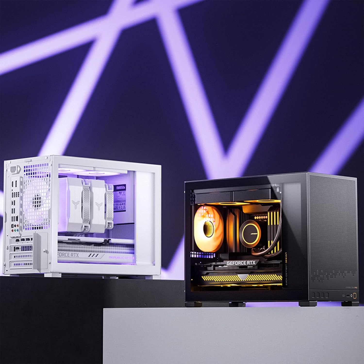 Rakuten - JONSBO D32 STD Micro-ATX PCケース、互換性の高いミニデスクトップケース、MATXバックコネクト/BTF MB、365mm GPU/240AIO/163mmエアクーラー、ATX/SFX-L/SFX PSU、USB3.2 PCゲーム