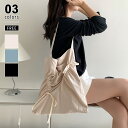 【5/7!クーポンで2,510円】 ショルダーバッグ リボンバッグ トートバッグ ギャザー リボン バッグ ショルダー トート レディース A4 ファスナー付き...