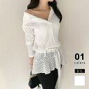 【5/17!クーポンで2,480円】 ペプラム シアー シャツ チュニック パーカー トップス レディース ベルト付き 長袖 フード付き フード付きシャツ プル...