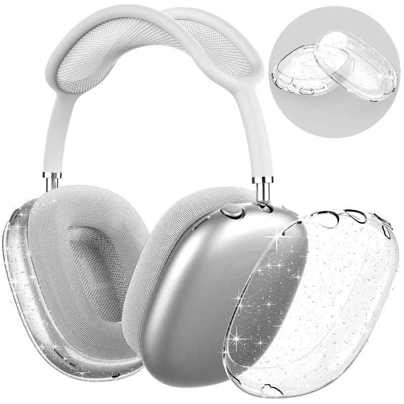 NIUTRENDZ AirPods Max カバー クリア ケース ソフト TPU 保護イヤーカップ カバー アクセサリー 【指紋防止 傷防止 防塵】
