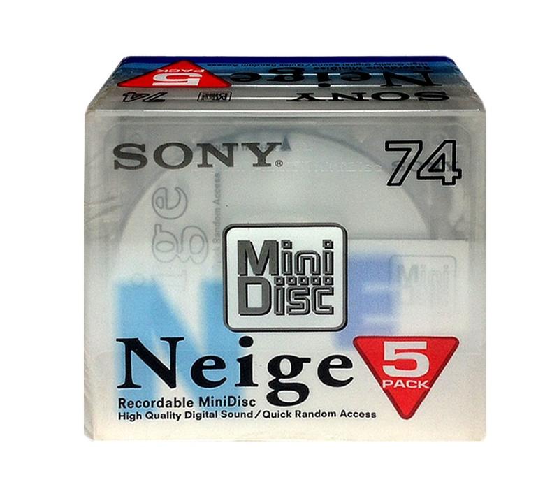 【中古】（非常に良い）SONY 録音用MD(ミニディスク) Neige ネージュ 74分 5枚 5MDW74NEB 楽天市場】sony ソニーmdディスク neigeの通販