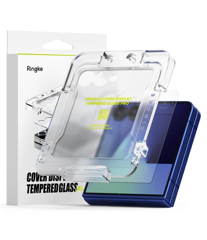 【Ringke】Galaxy Z Flip 7 ガラスフィルム COVER DISPLAY TEMPERED GLASS PRO 硬度9H 画面保護 全面保護 液晶保護 保護ガラス 強化ガラス Galaxy Z Flip7 ギャラクシーZフリップ7 スク