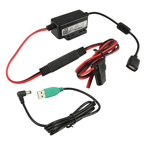 乐天商城 - コンバーター付L字DCケーブル （DC10-30V→DC5-9V）