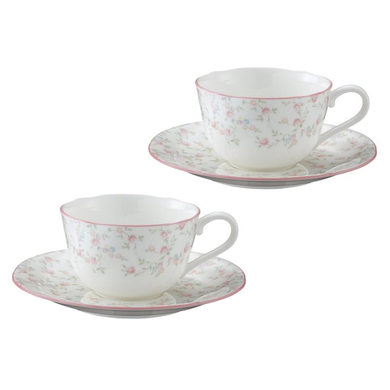 Noritake ボーンチャイナ キューティーローズ カップ&ソーサー slope-up-10112877 SLOPEUP サンプル画像3