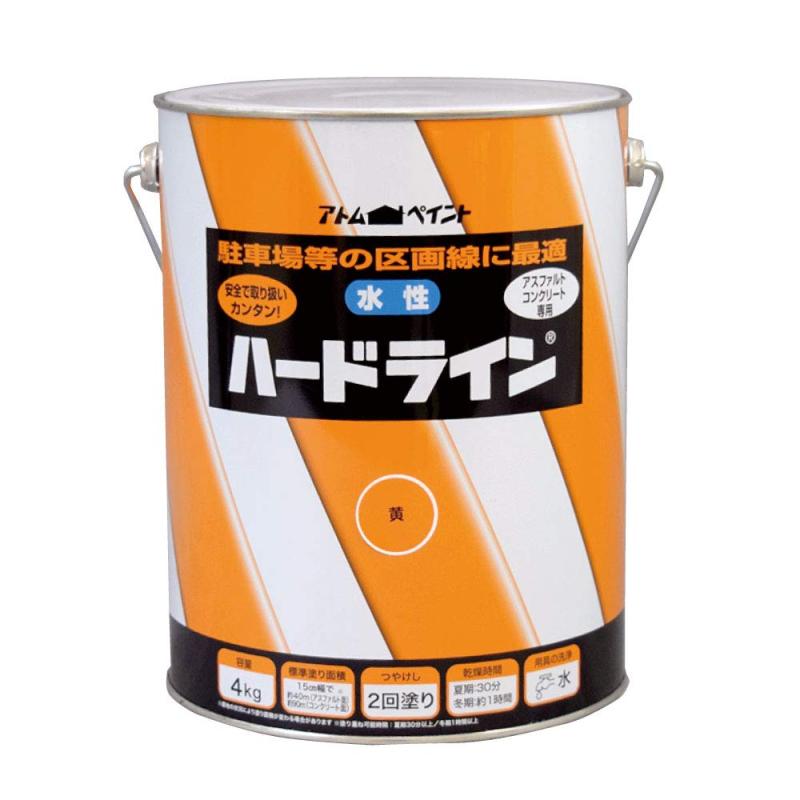 乐天商城 - 水性ハードライン 4kg 黄
