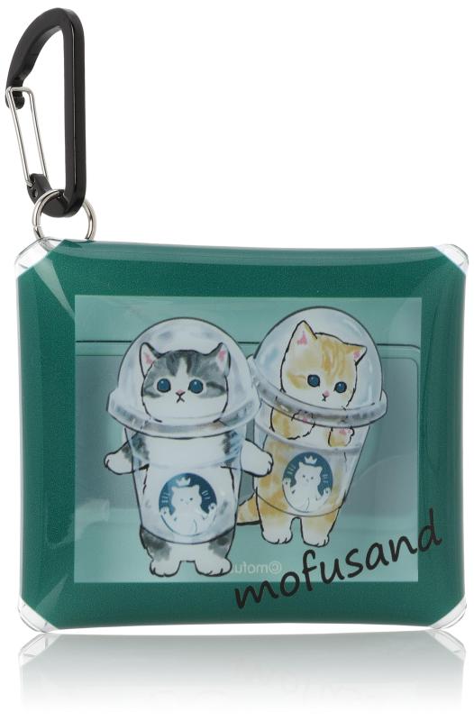 [モフサンド] ポーチ 小物入れ airpods proケース イヤホン収納 キーケース カラビナ クリアマルチケー..