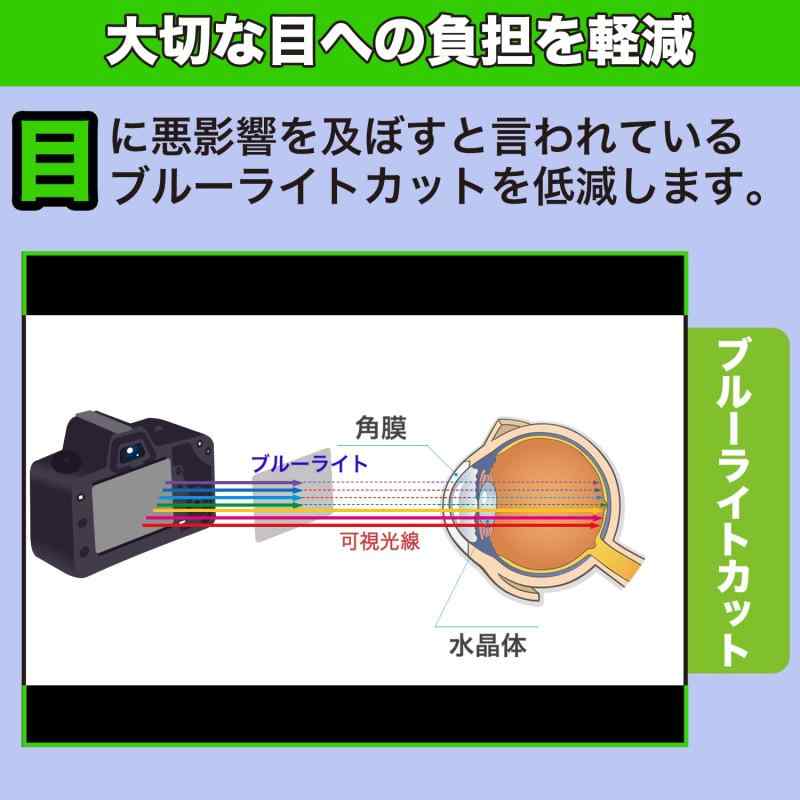 MotoMoto フィルム Nikon COOLPIX P1100 用 9H (強化ガラス 同等の高硬度) 保護フィルム ブルーライトカット 超透明で美しい 日本製