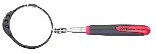 エスコ 85直径/170-768mm点検ミラー(伸縮/LEDライト付) EA724CD-25