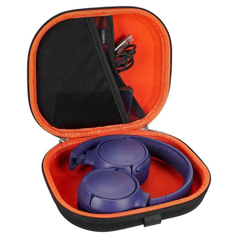 Geekria ケース Sheild ヘッドホンケース 互換性 ハードケース 旅行用 ハードシェルケース ジェイビーエル JBL Tune 510BT, Tune 560BT, Tune 570BT, JR 300 に対応 収納ポーチ付き (黒)