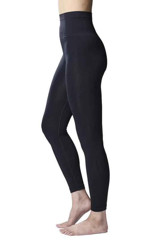 [ドクターショール] レギンス レディース ハイウエスト ボディメイクタイプ ヒップアップ フィット感 10分丈 M-L 1枚