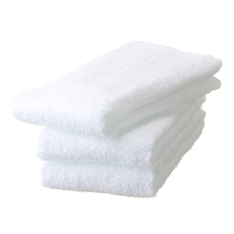 乐天商城 - Terry Labo まっ白 フェイス フェイスタオル 日本製 泉州タオル （約34×85cm） ホワイト