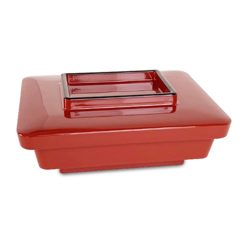 ジェイキッチンズ J-kitchens うな重 重箱 うなぎ平(大) 朱天黒内朱塗  鰻 (うなぎ) 重箱 日本製