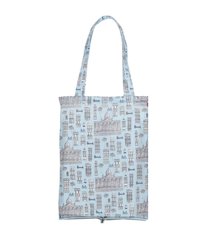 [Harrodsハロッズ)]正規品 エコバック,収納袋付.トートバック (Walking In The Rain)
