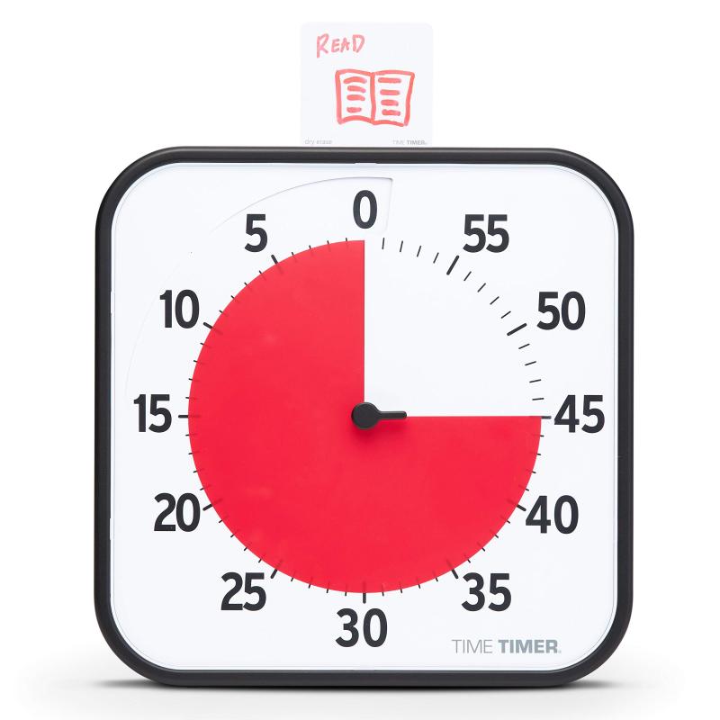 Time Timer タイムタイマー(TIME TIMER) 勉強タイマー30cm 60分 学習アラーム TT12B-W