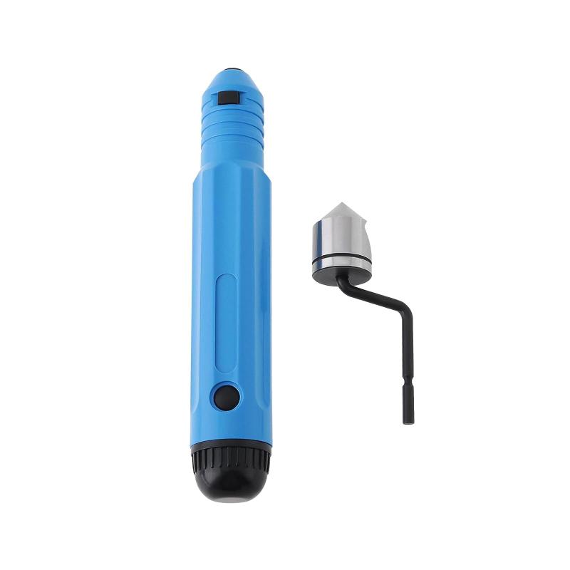 Phyxiul クランクリーマー ハンドリーマ ガス管 リーマ バリ取り クランク式スクレーパ 回転 リーマー 銅管 切削 面取り 配管工事1. 精巧なサイズで、持ち運びが簡単：着脱式ホルダーの長さは12.5cm、幅は2.1cmで、コンパク...