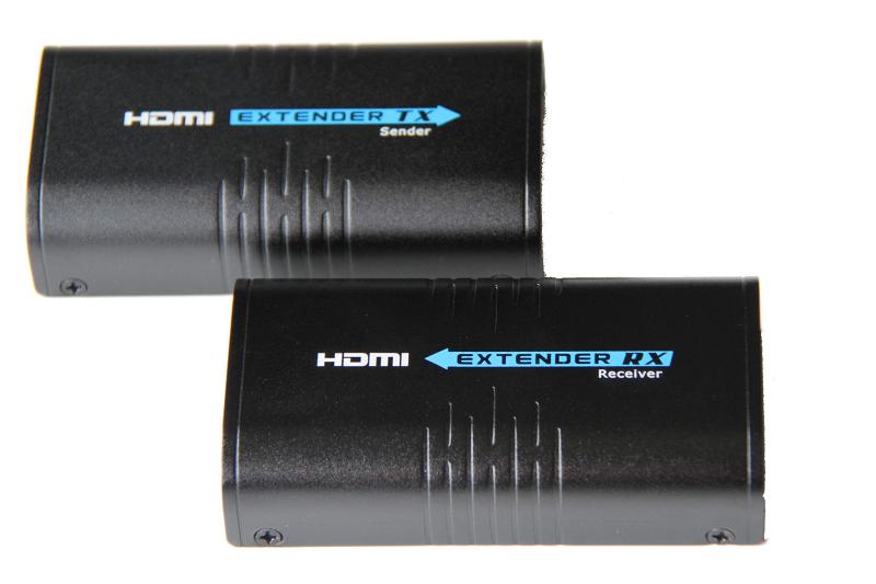 HDMI 延長器 最大100m ルーター利用でマルチ画面可能 【EX100m-Split373】