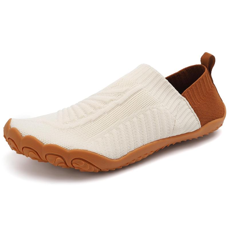 [gitzing] フィットネスシューズ ベアフット ランニングシューズ ウォーター アウトドアシューズ 柔軟 軽量 通気性 ブラウン 25.0 cm