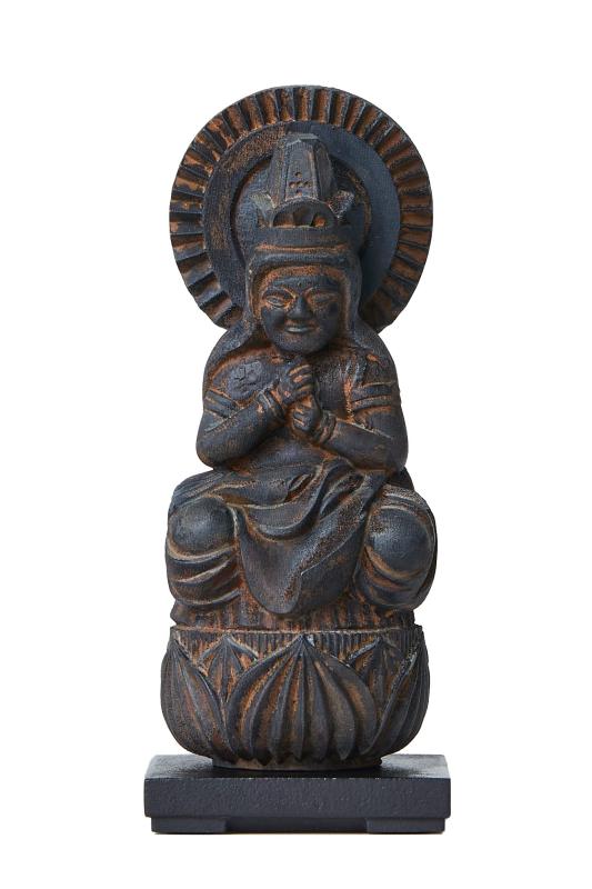 イスムTanaCOCORO[掌] WOOD 大日如来（木製：桧）＿木喰仏 木喰上人 木彫り 仏像 フィギュア イSム(だ..
