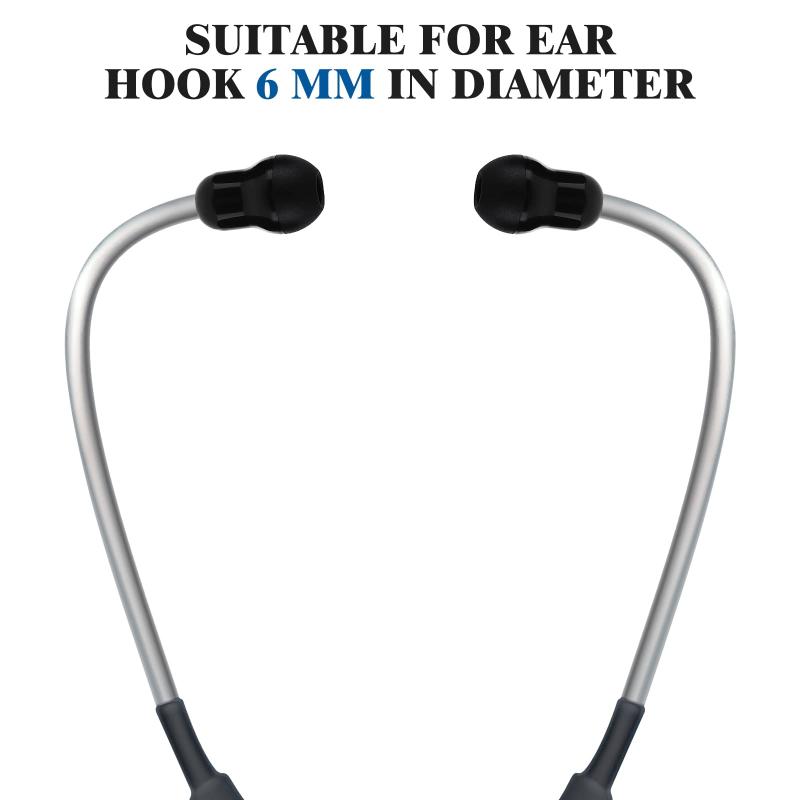 HEALIFTY シリコーンの聴診器6mmイヤホンイヤープラグLittmannイヤーバッド耳パッド10個（3.5mm）