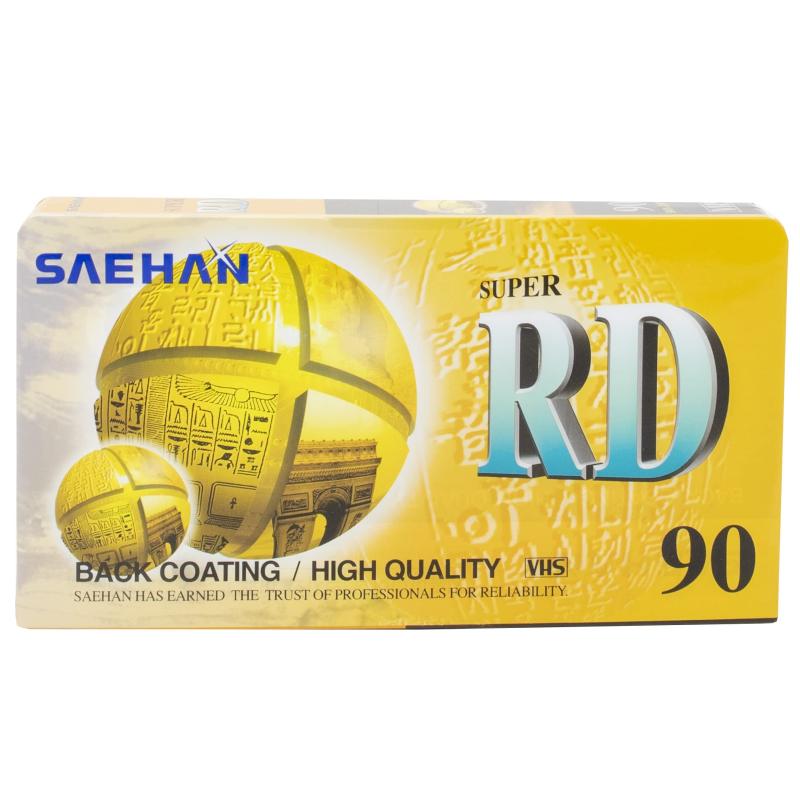 協和ソニック VHS ビデオテープ 90分 SUPER RD ケース付き (SAEHAN MEDIA製) 1本