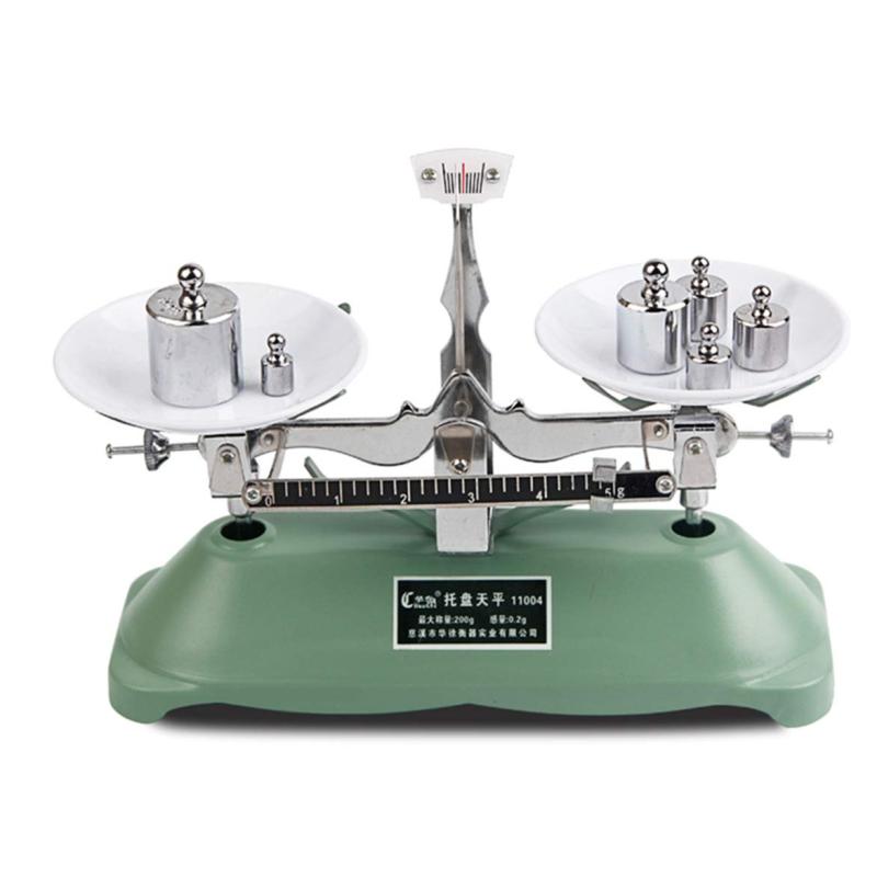 Waymall 上皿天秤 分銅 200g 実験 測定 秤量 上皿てんびん 分銅付き 分銅保管 実験 夏休み 自由 研究 ..