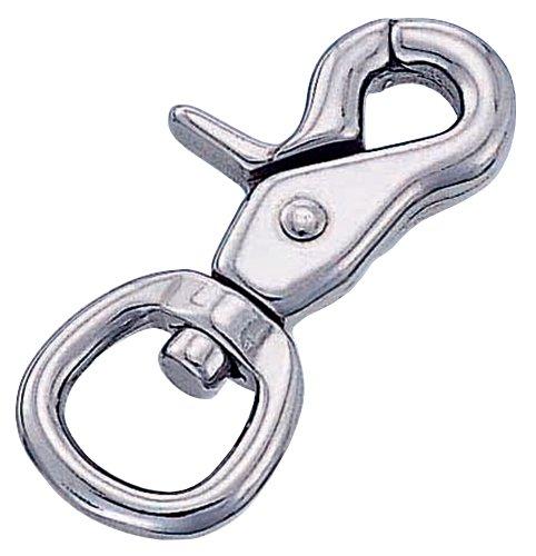 乐天商城 - ステンレス金具 トリガースナップ 線径5.5mm 全長78mm 使用荷重80kgf