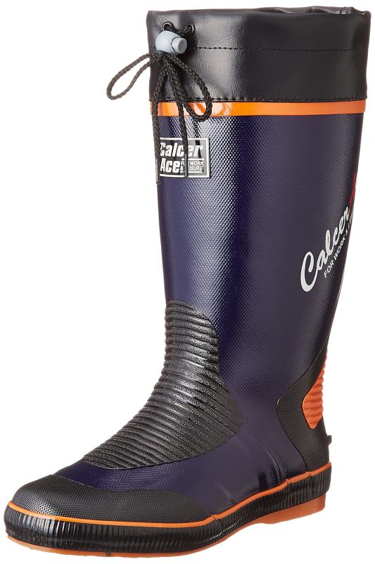 [フクヤマゴム] メッシュ軽量カラーブーツ 作業用長靴 カルサーエース700