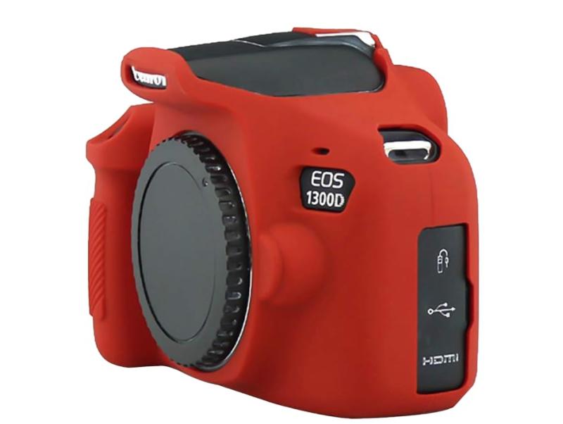 カメラ保護シェル互換性があるキヤノンEOS Rebel T 6 T 7、シリコンゴムカメラケース、カメラハウジング、互換性があるキヤノンEOS 1300 D Rebel T 6/EOS 1500 D Rebel T 7 KISS X 90カメラと(2.0)