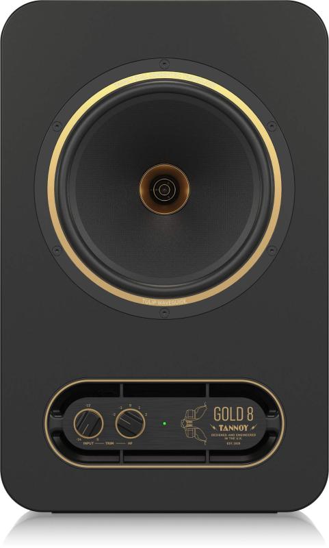 Tannoy ニアフィールドモニタースピーカー 8インチDual-Concentric(同軸)ドライバ搭載 300Wアクティブスピーカー GOLD 8(1本)