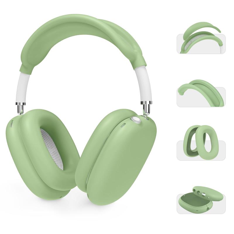 AHASTYLE AirPods Maxヘッドホン用シリコンケースカバー [4 in 1] 傷防止イヤーパッドカバー/イヤーカップカバー/ヘッドバンドパッド/ヘッドバンドカバー Airpods Max用アクセサリー Apple AirPods Max用ソ4 in 1 AirPods Maxケースカバー：ソフトシリコン製イヤーカップカバー/イヤーパッドケースカバー/ヘッドバンドカバー/ヘッドバンドパッドはAirPods Maxヘッドホン2024/2020と互換性があります。バンプ、落下、傷から360°保護することができ、上部の余分なAirPods Maxヘッドバンドパッドは、あなたのAirPo Maxの最後を新品のように維持し、再び非常によくほこりを払いますプレミアム素材：Apple AirPods Max保護ケースカバーはECOフレンドリーなシリコン製で、表面層は赤ちゃんの肌のように滑らかで、手触りがとても良いです。自由にこねたり引っ張ったりしても変形せず、表面に指紋が残りません。AirPods Maxヘッドホンにぴったりフィットします精密な切り込み：AirPodsマックスの機能を妨げません。AirPodsマックスのイヤーカバーを装着したまま、デジタルクラウンでヘッドホンの調整、コントロール、充電が自由にできま最高のギフト＆多彩なカラー：AirPods Max保護ケースの複数のカラーオプションは、贈り物に最適です。カラーバリエーションが豊富なので、誰のスタイルにもぴったり合うものが見つかります何が手に入りますか？：AirPods Maxイヤーカップカバー、AirPods Maxイヤーパッドカバー、AirPods Maxヘッドバンドカバー、AirPods Maxヘッドバンドパッド。(ご注意：AirPods Maxは含まれていません)